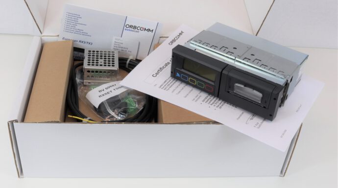 Temperaturschreiber Euroscan RX3/TX3 Radioschachtgerät